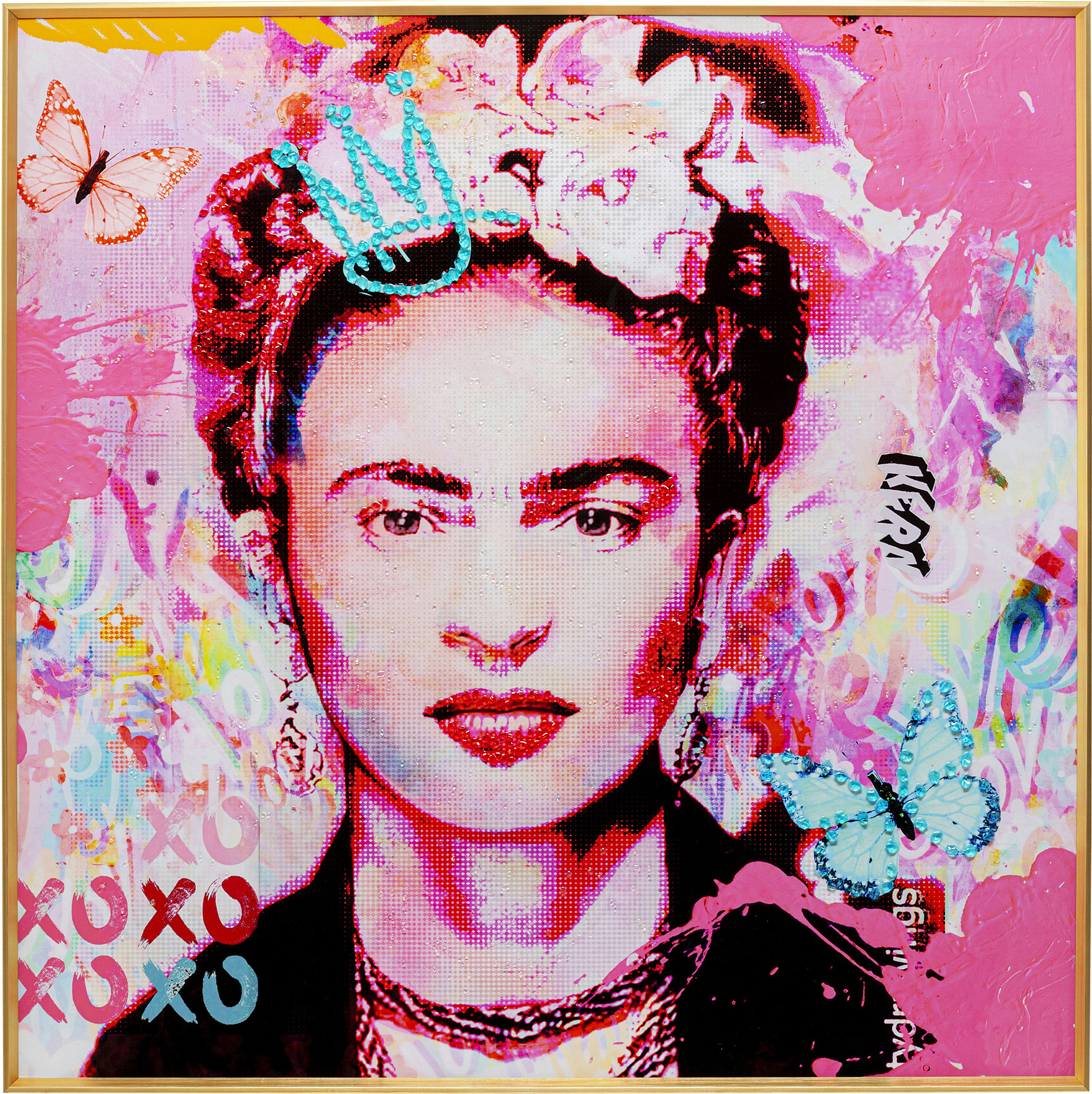 Slika sa ramom La Viva Mexico 100x100cm – slika-1.