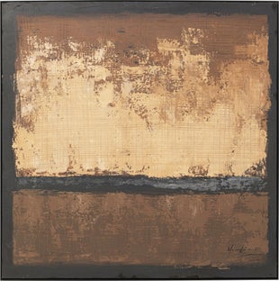 Obraz Silence brązowy 120x120cm – obraz-1