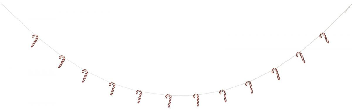 Girlanda Candy Cane 140x5 cm czerwona – obraz-1