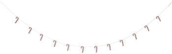 Girlanda Candy Cane 140x5 cm czerwona – obraz-1