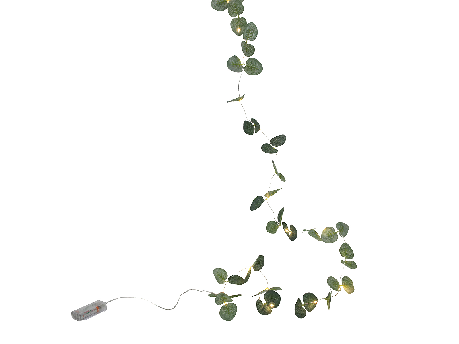 Гирлянд с евкалиптови листа LED – изображение-1