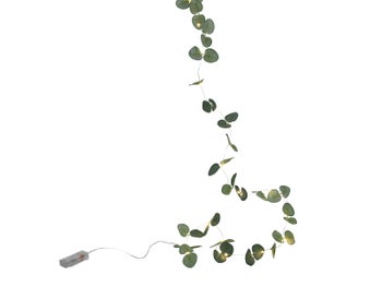 Гирлянд с евкалиптови листа LED – изображение-1