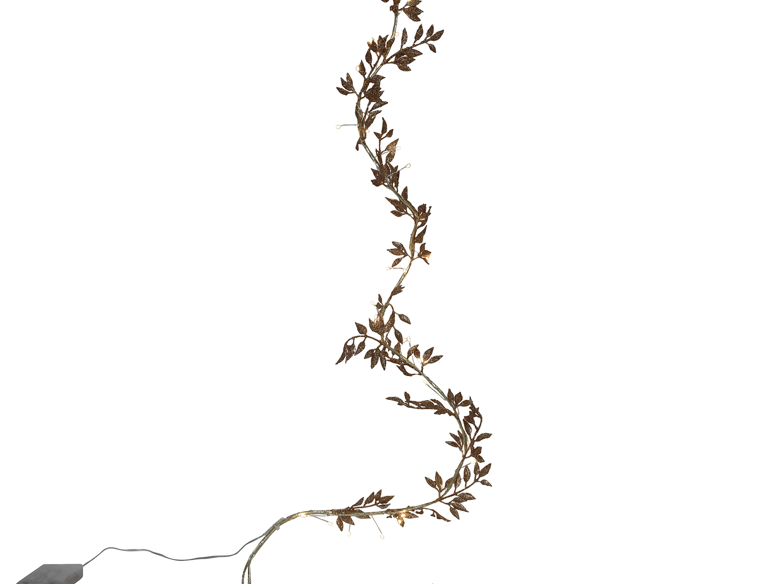 Гирлянд със златисти листа LED – изображение-1