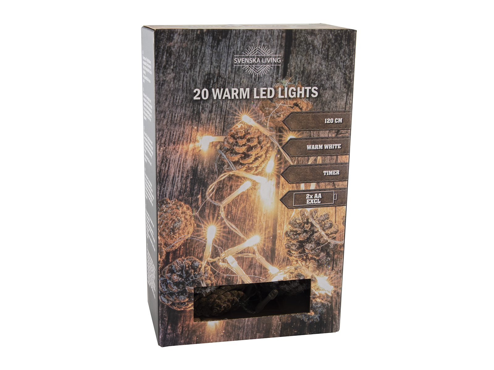 Гирлянд с шишарки LED – изображение-1