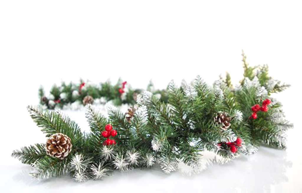 Гирлянд Зелена клонка с шишарки 2м – изображение-1