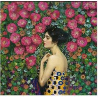 Cuadro cristal Art Nouveau Fleur 120x120cm – Imagen-1.