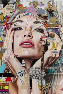 Tablou de sticla Artsy Portrait Front 80x120 cm – imagine-1.