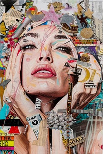 Slika na staklu Artsy Portrait Front 80x120cm – slika-1.