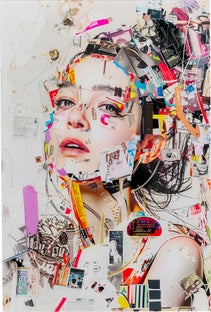 Slika na staklu Artsy Portrait Side 80x120cm – slika-1.