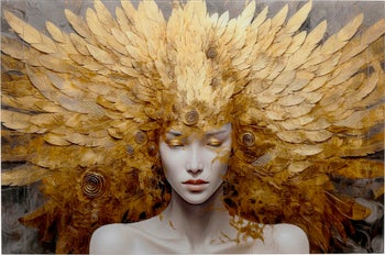 Celestial Muse Üveg Kép 120x80cm – kép-1.