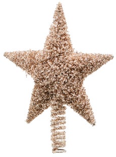 Gwiazda na choinkę Joy 26 cm złota – obraz-1