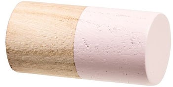 Haczyk drewniany różowy Ø4 cm – obraz-1