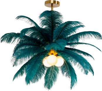 Taklampa Feather Palm - Grön Ø87cm – bild-1.