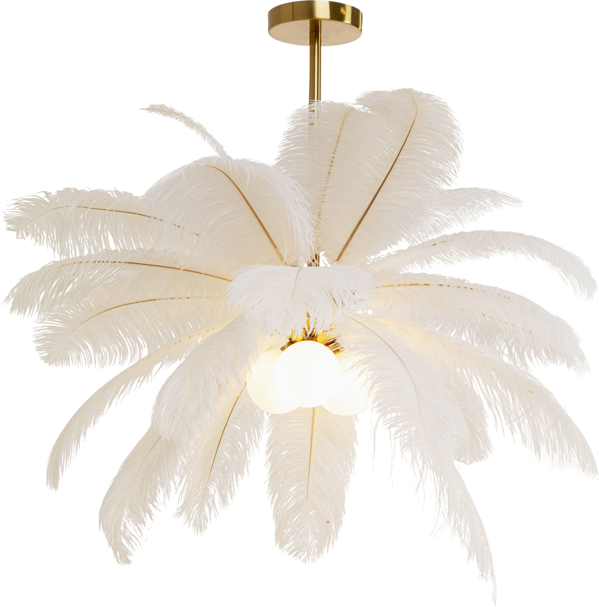 Luster Feather Palm White Ø87cm – slika-1.