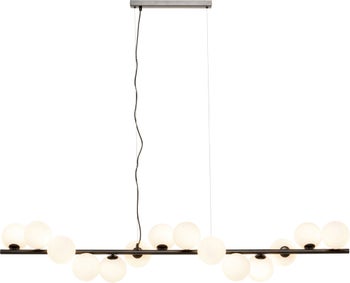 Pendel Scala Balls - Taklampa Svart/Milky 150cm – bild-1.