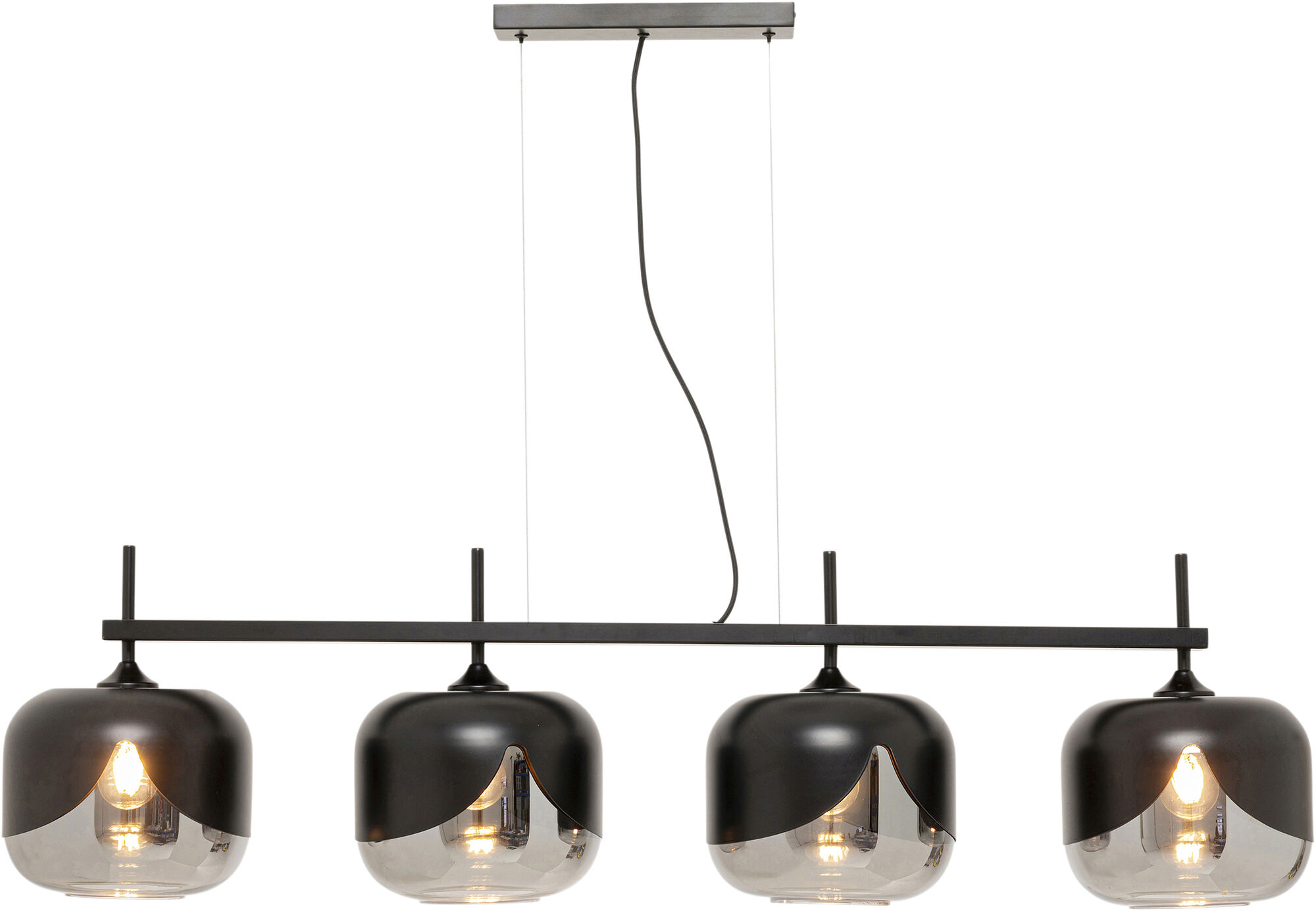 Lámpara de techo Smoke Goblet Quattro Ø25cm – Imagen-1.