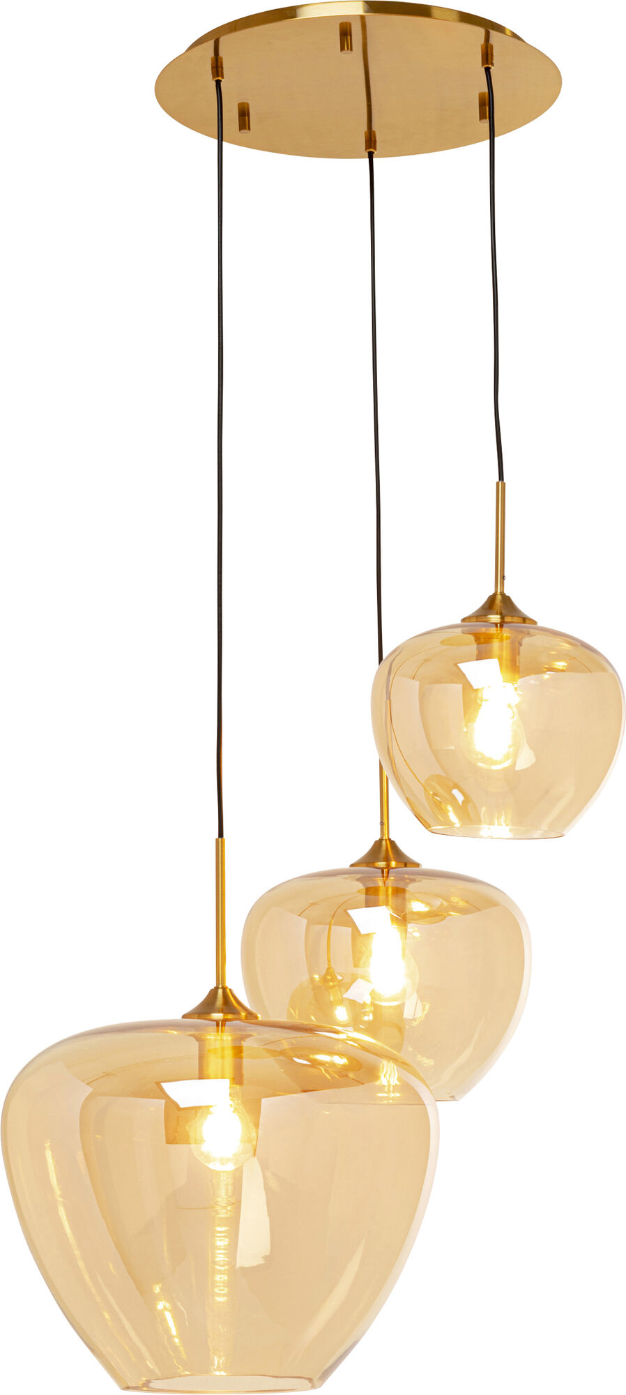 Taklampa Sphere - Amber, Ø45 cm – bild-1.