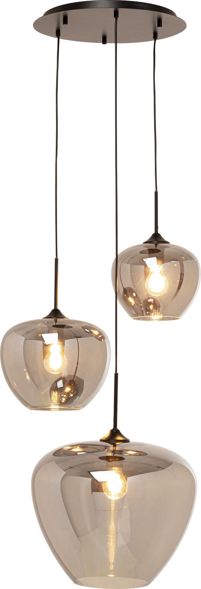 Taklampa Sphere - Smoke, Ø45 cm – bild-1.