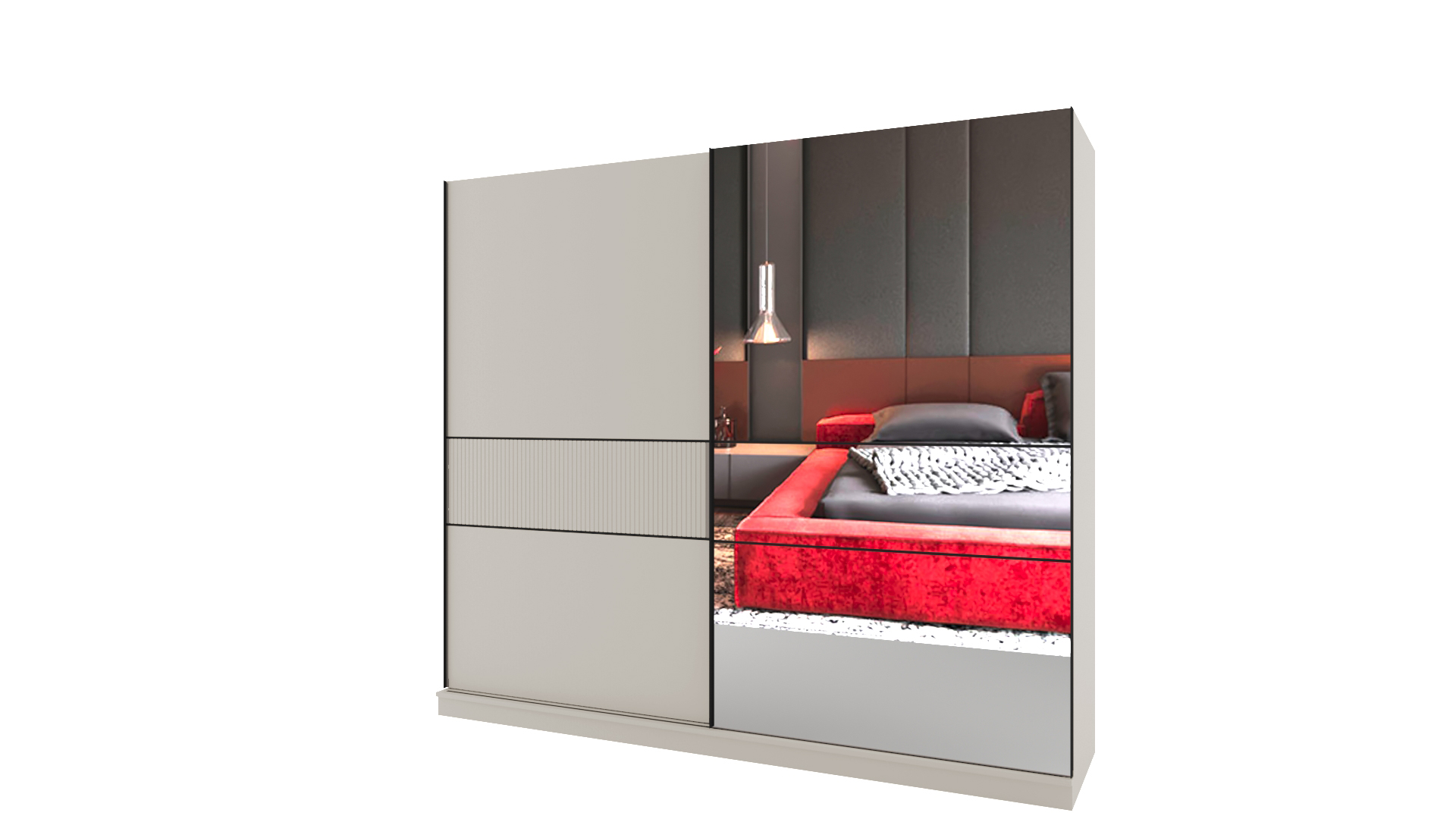 Гардероб с плъзгащи врати ELIF – изображение-1