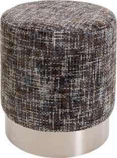 Taburete Berry High lateado Gris oscuro Ø39cm – Imagen-1.