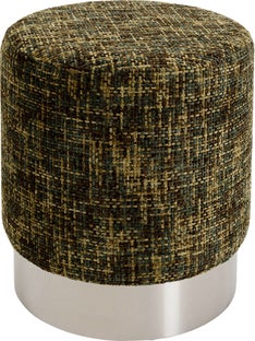 Taburet Berry High Argintiu Verde Ø39 cm – imagine-1.