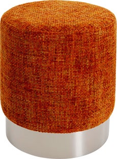 Taburet Berry High Silber Portocaliu Ø39 cm – imagine-1.