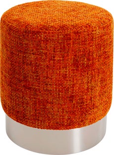 Taburete Berry High Plateado Naranja Ø39cm – Imagen-1.