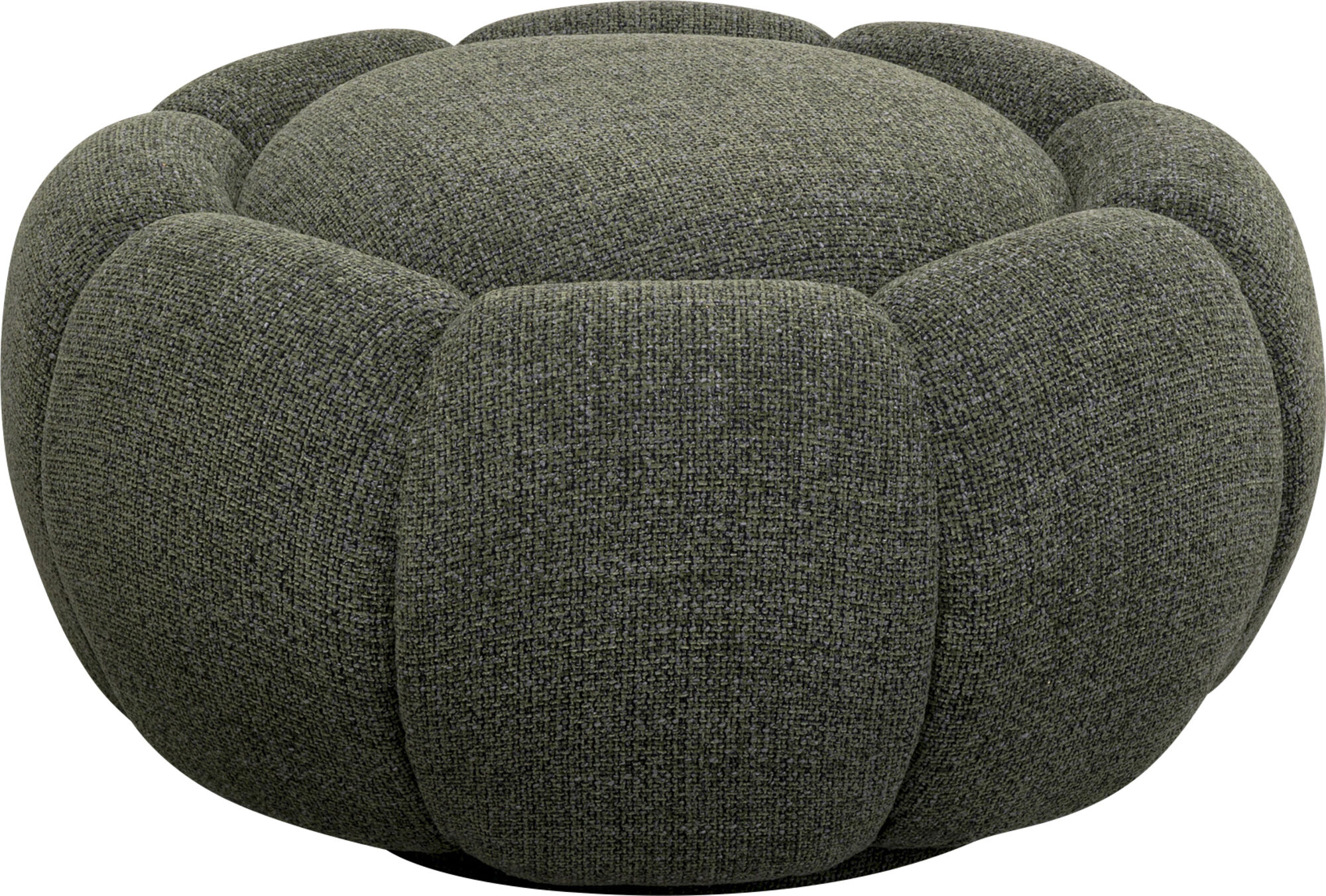 Peppo Bloom puf, melange grøn Ø72m – billede-1.