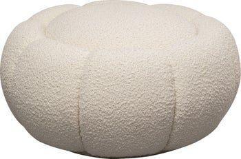 Fehér Peppo Bloom Puff Ø72cm – kép-1.