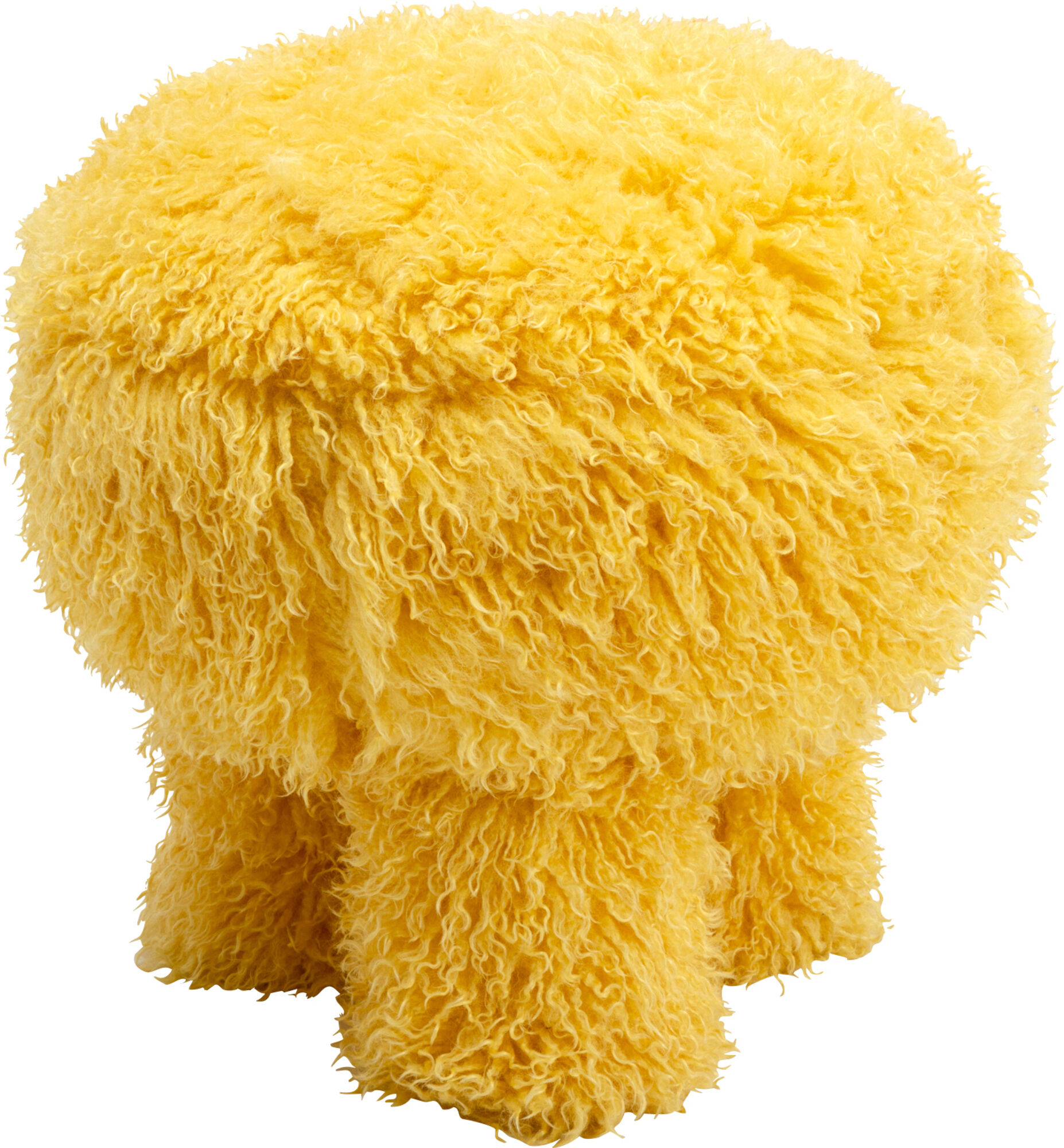 Pufas Plushy Yellow – paveikslėlis-1.