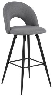 Hoker szary nogi metalowe czarne 105cm – obraz-1