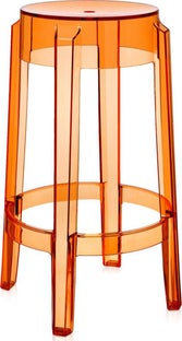 Hoker Charles Ghost 46x65 cm transparentny pomarańczowy – obraz-1