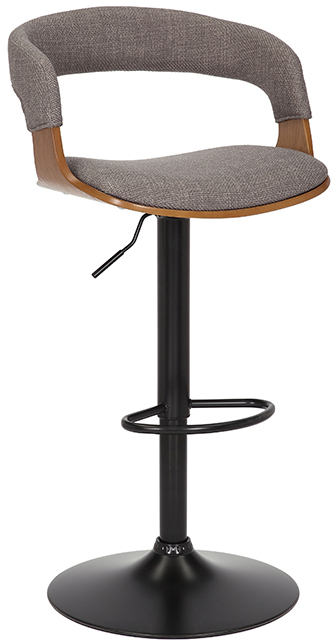 Hoker szary z regulacją wysokości i metalową podstawą – grafika-1.