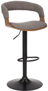 Hoker szary z regulacją wysokości i metalową podstawą – grafika-1.