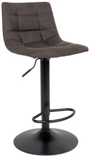 Hoker szary noga metalowa czarna 63 cm – grafika-1.