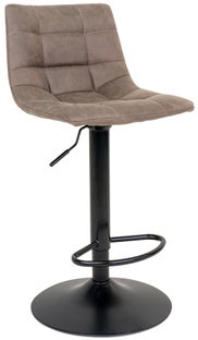 Hoker brązowy noga metalowa czarna 63 cm – grafika-1.