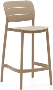 Hoker ogrodowy w kolorze beżowym z tworzywa sztucznego 46x94 cm – obraz-1