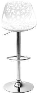 Taburete bar Ornament blanco – Imagen-1.
