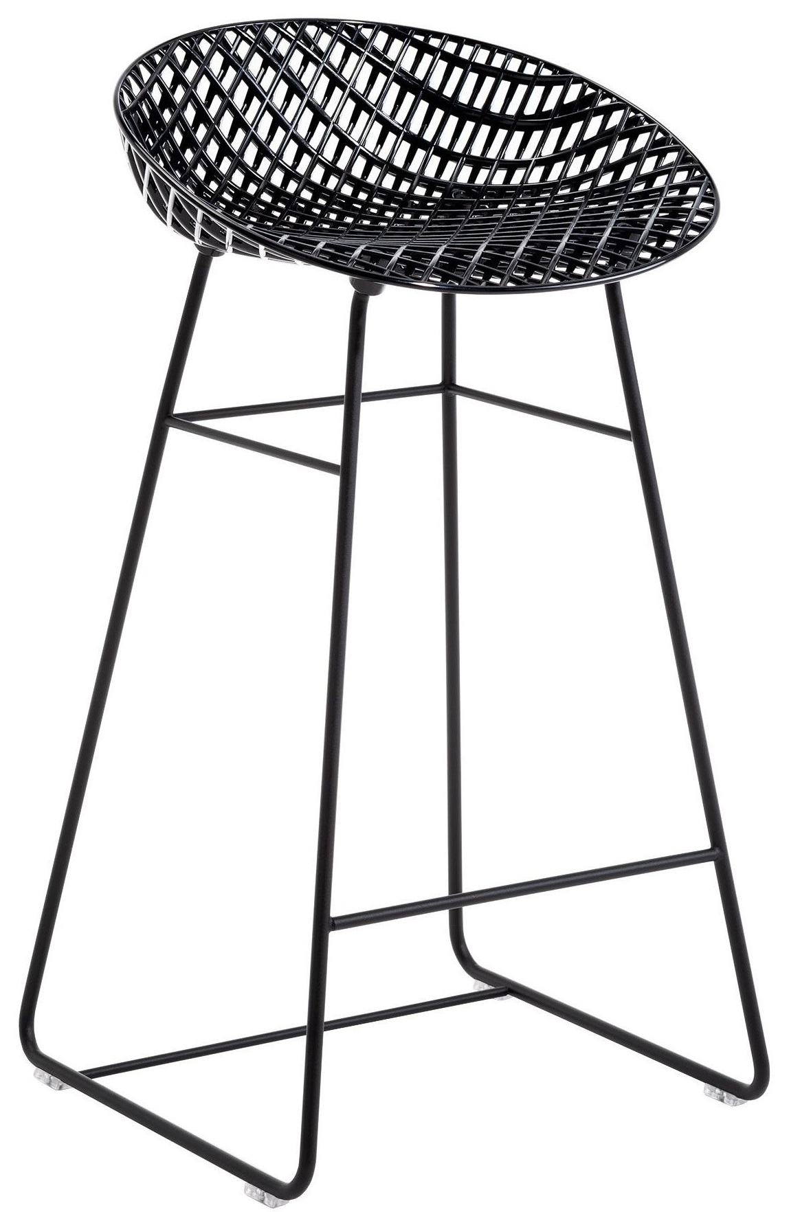 Hoker czarny  nowoczesny 43x80 cm – obraz-1