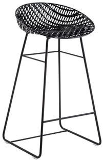 Hoker czarny nowoczesny 43x80 cm – obraz-1