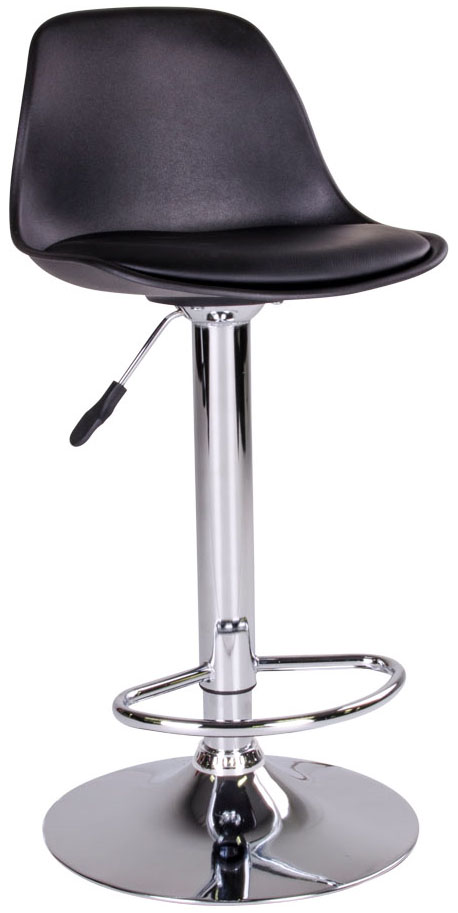 Hoker czarny noga metalowa srebrna 82cm – grafika-1.