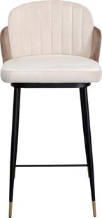Taburete bar Hojas beige – Imagen-1.