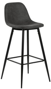 Hoker szary nogi metalowe czarne 101cm – obraz-1