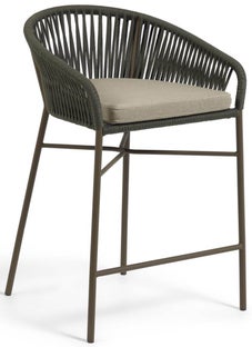 Hoker zielony nogi metalowe zielone 85cm – obraz-1