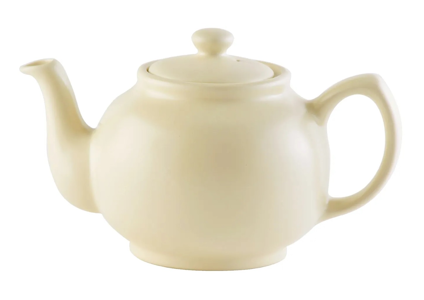 Imbryczek kremowy matowy do parzenia herbaty 0,45L    – obraz-1