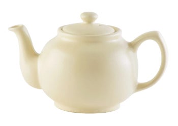 Imbryczek kremowy matowy do parzenia herbaty 0,45L – obraz-1