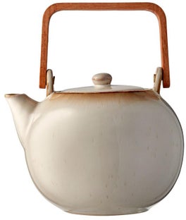 Imbryk kamionkowy kremowy – obraz-1