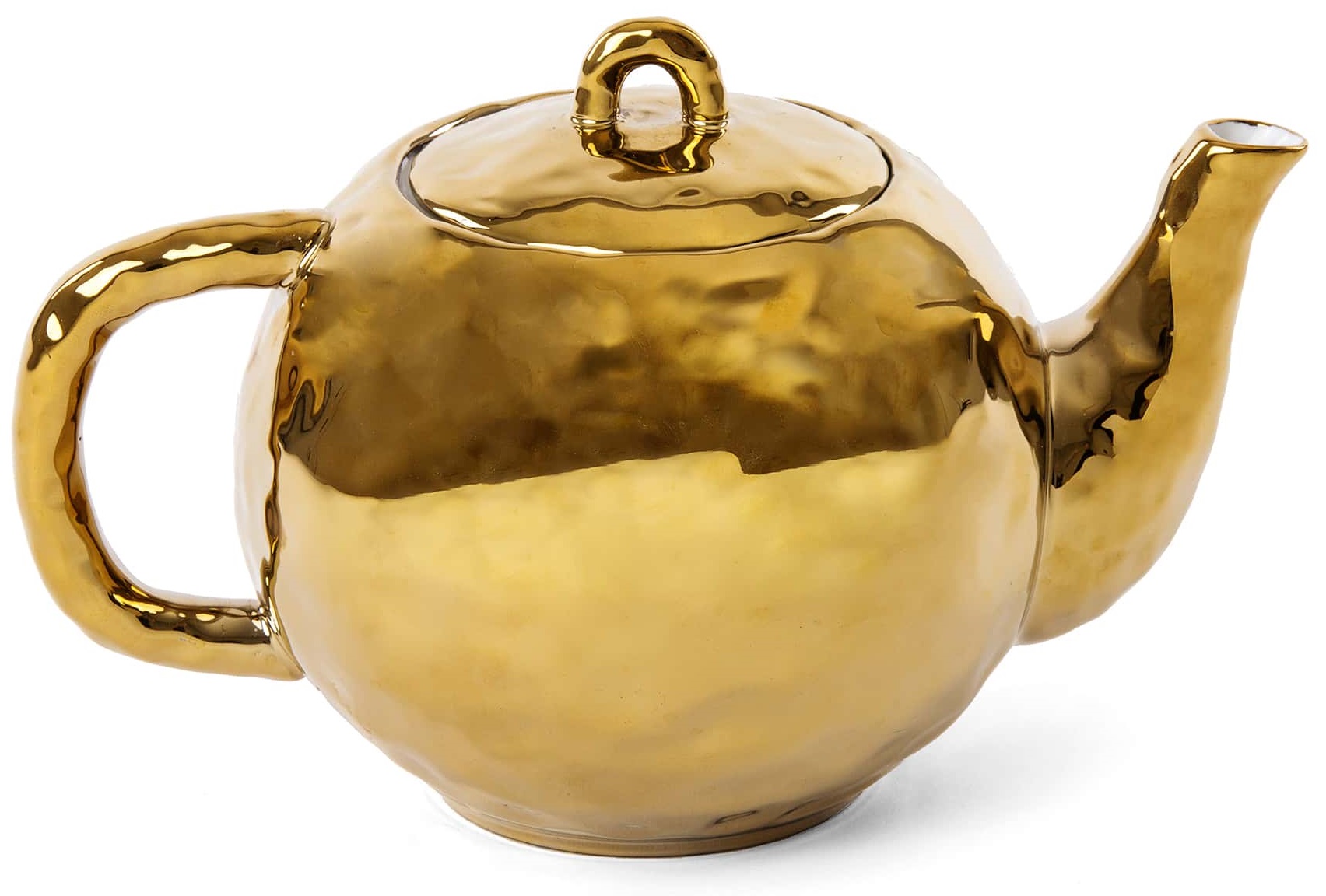 Imbryk Fingers 24x15 cm złoty – obraz-1