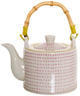 Imbryk Susie 800 ml biało-różowy – obraz-1