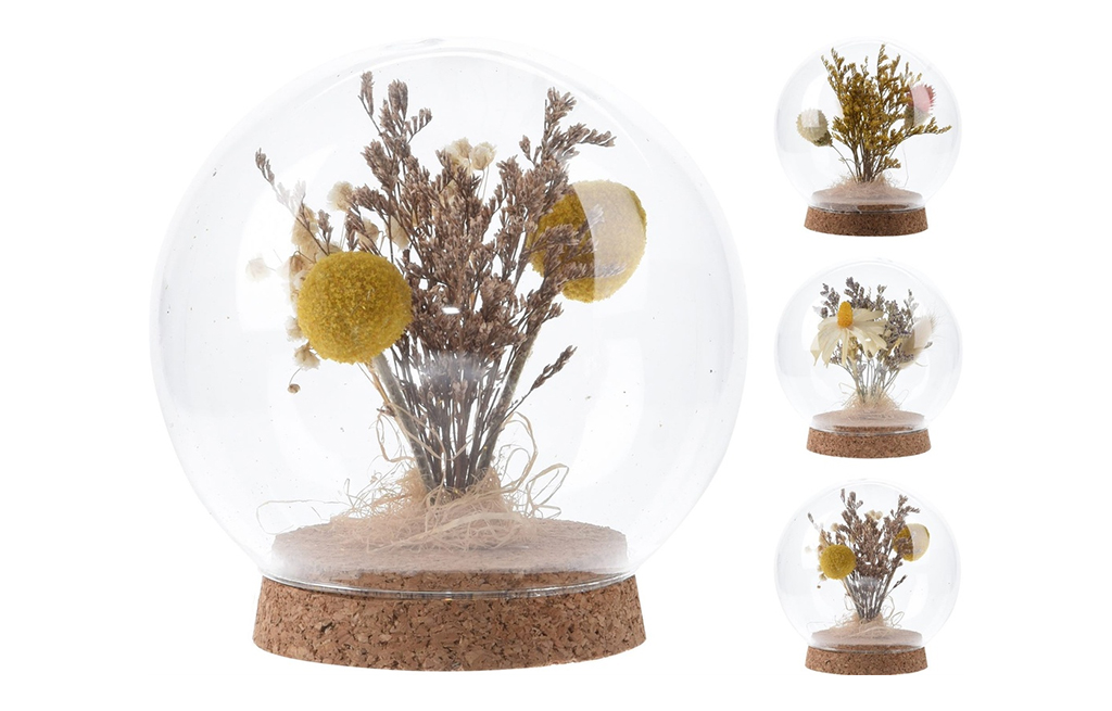 Изкуствени цветя в стъкленица – изображение-1